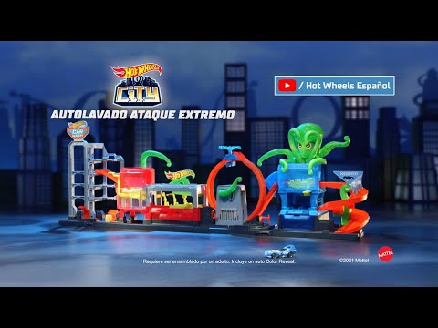 HW City Autolavado Ataque Extremo / Hot Wheels Triple Loop