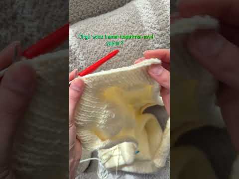 örgü sonu kenar kapatma nasıl yapılır? #braiding #crochet #knitting