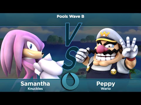 Undertow 2023 Pools - Samantha (Knuckles) vs Peppy (Wario)