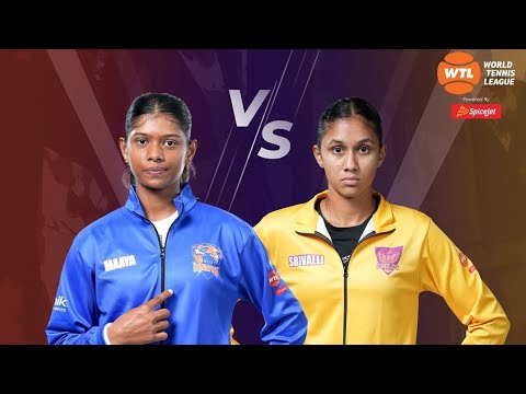 Maaya Revathi vs Shrivalli Bhamidipaty | HAWKS vs EAGLES | WORLD TENNIS LEAGUE