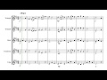 Minuet (Royal Fireworks Music) - brass quintet