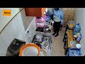 House Help Caught On CCTV Camera Urinating On Utensils In The Kitchen