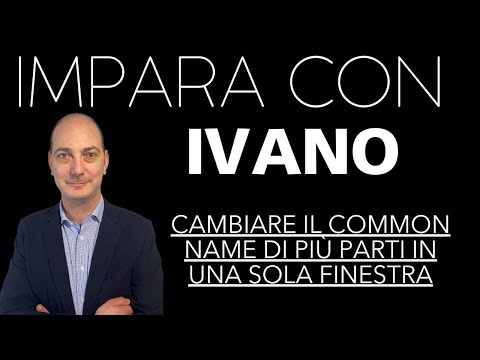 Anteprima video PTC CREO - Come modificare il nome comune di una parte direttamente in assieme senza aprire la parte