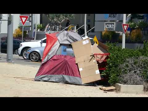 Homeless Tent Pandora's Box Former Location Sunset Blvd Los Angeles California USA June 16, 2022