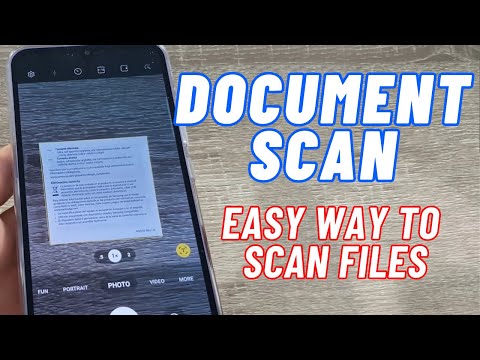 How to Scan DOCUMENTS using Your CAMERA on Samsung Galaxy A14 | A24 | A34 | A54