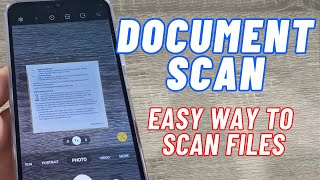 How to Scan DOCUMENTS using Your CAMERA on Samsung Galaxy A14 | A24 | A34 | A54
