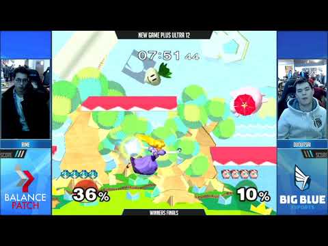 NGPU 12 SSBM - rime (Peach) vs. dudutsai (Jigglypuff) - Melee WF