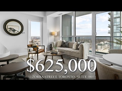 $625,000 - 15 Zorra Street, Toronto - Suite 2002
