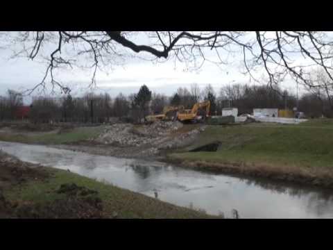 Görlitzer Brücke ist weg - ELSTERWELLE