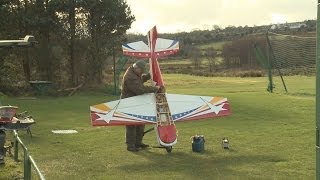 preview picture of video 'Test flight of 2.65 m span RC AG SLICK plane in Roundwood IRL'
