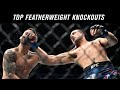 Top 10 Featherweight Knockouts in UFC History