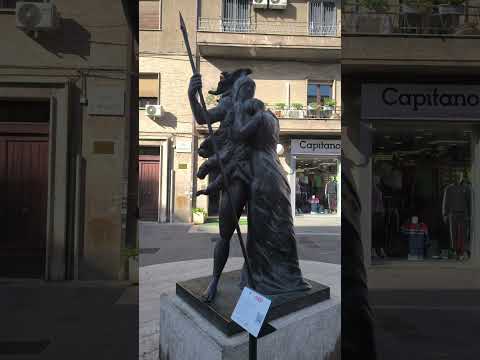 Museo all'aperto Bilotti (open-air museum); Corso Mazzini, Cosenza, Calabria, Italy - outdoor museum