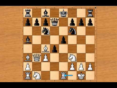 Neverovatna razmena figura i neočekivani mat ■ de RIVIERE vs JOURNOUD # 1745