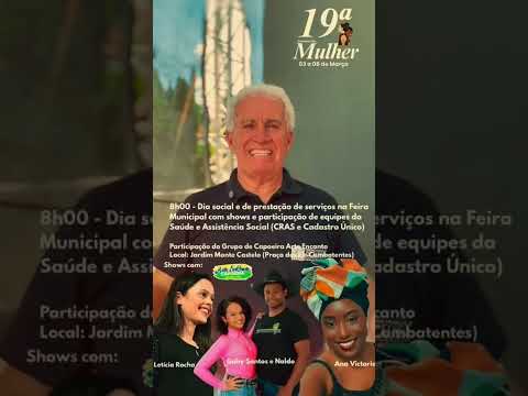 semana da mulher Cláudio MG