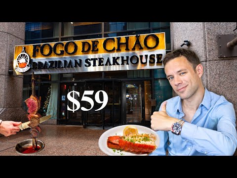 Eating at Fogo de Chão. UNLIMITED Steak in NYC for $59