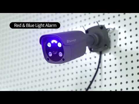 Techage 4K 8MP PoE Уличная Двусторонняя аудио IP-камера внешнего видеонаблюдения H.265 - фото 1 - id-p2068419543