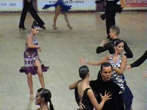 Viktor Ermakov & Kseniya Larionova, ChaCha, WDSF World Open Latin, Latin Kvartal Cup - 2015