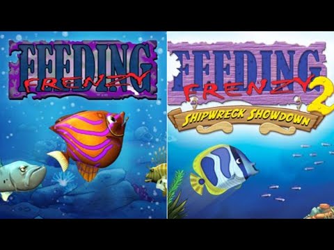 Feeding Frenzy 1 & 2 // Full Games 100% Walkthrough