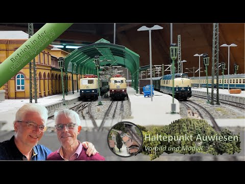 Haltepunkt Auwiesen: Vorbild und Modell