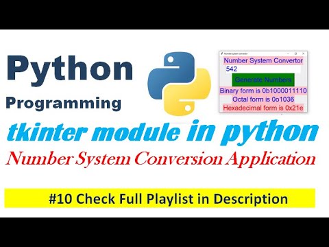 Number System Conversion Application In Tkinter Python Programming Edutainment 10