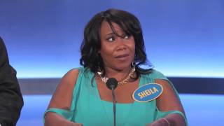 Family Feud - The worst contestant EVER on family feud ever - Sheila the "NANA" patterson