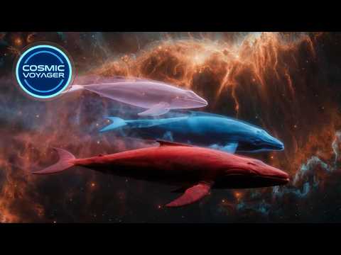 🌌 Cosmic Space Whales – Cinematic Deep Sleep Journey (3 Hours) 💤 | Deep Space Meditation