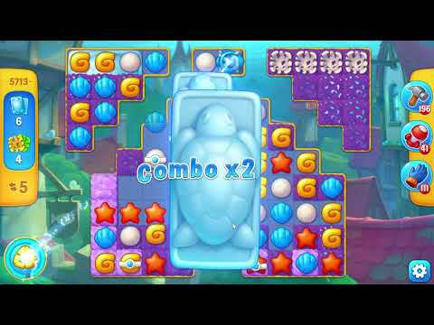 Fishdom 5713 Super Hard Level - 15 moves - NO BooSTERS