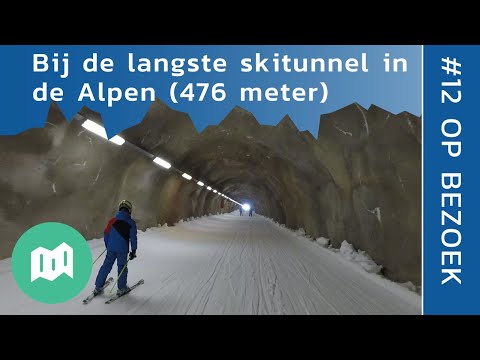 Wij gingen door de skitunnel van Silvretta Montafon