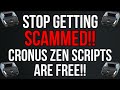 Attention New Cronus Zen Users | SCRIPTS ARE FREE | DON'T FALL FOR THESE SCAMS!