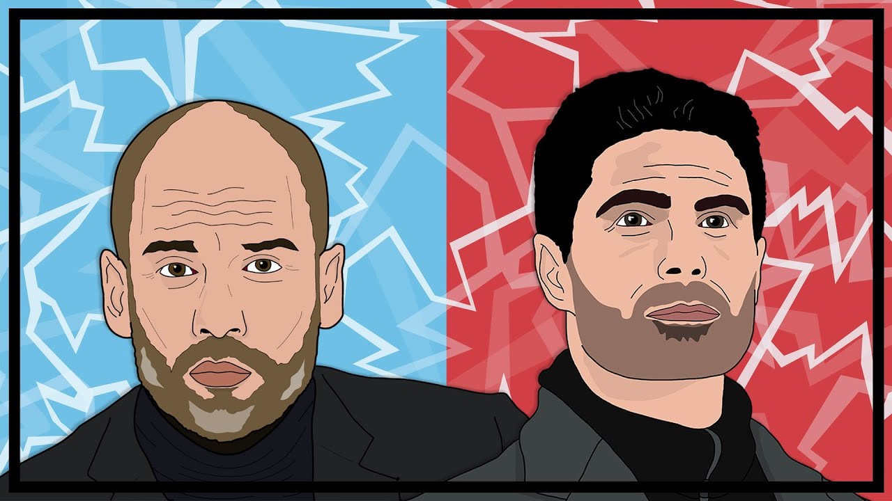 How are Pep Guardiola and Mikel Arteta different?