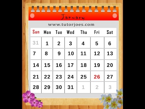 How to Create A Calendar In Photoshop CS3 In Tamil Part III