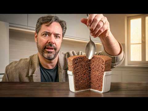 How Xanthan Gum and an Upside-Down Trick Let You Make Robuchon's Chocolate Soufflé Days Ahead