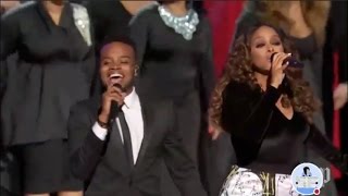 Chrisette Michele and Travis Greene perform &quot;Intentional&quot; live Donald Trump&#39;s Inaugural Ball 2017