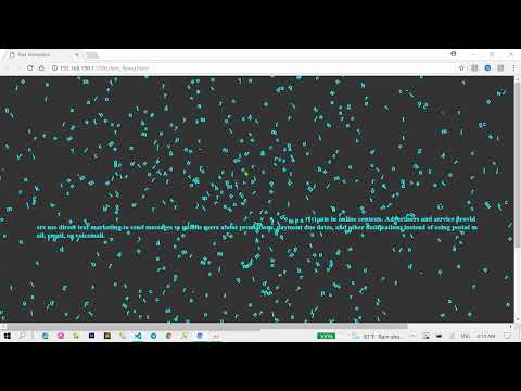 Text Flying Using Html Css And Javascript Tutorial Channel