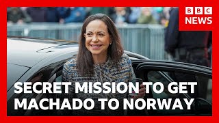 Download lagu How María Corina Machado was snuck out of Venezuela | BBC News mp3