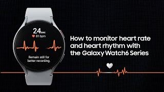 Samsung Watch6 Classic: How to monitor your heart rate