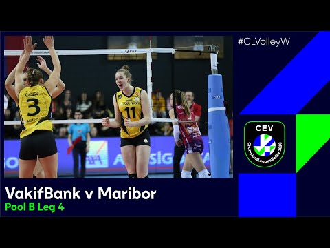 #CLVolleyW | VakifBank Istanbul v Nova KBM Branik Maribor - Match Highlights