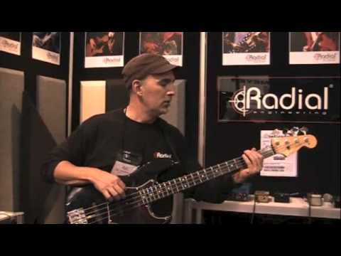 Bass Musician Magazine NAMM 2014 - Ric Fierabracci for Radial Engineering