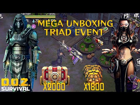 TRIAD EVENT MEGA UNBOXING!!! I Opening Boss Cargo I Summoning Dragon's Claw - Dawn of Zombies