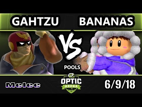 OpTic Arena SSBM - Gahtzu (Captain Falcon) Vs. Bananas (Ice Climbers) Smash Melee Pools
