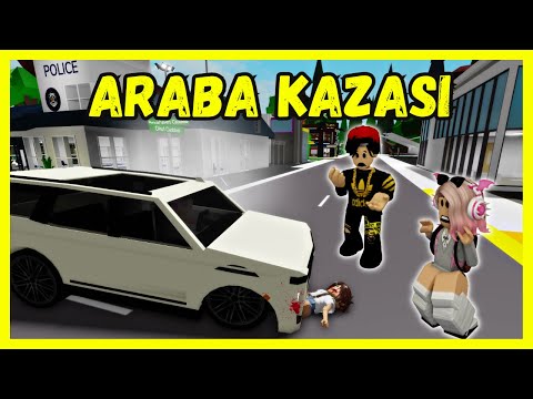 ECE'YE ARABA ÇARPTI❤️AYŞEM ECE ARI💥ARIGİLLER🐝ROBLOX BROOKHAVEN🏡RP