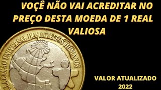 Voc no vai acreditar no valor da moeda de 1 real valiosa dos Direitos Humanos!!! Confira aqui...
