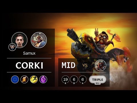 Corki Mid vs Zed - EUW Challenger Patch 9.8