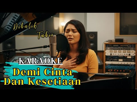 DEMI CINTA DAN KESETIAAN-KARAOKE NADA CEWE- TERBARU 2025