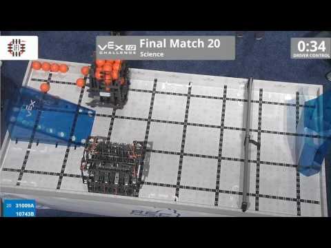VEX Worlds 2016 - VEXIQ Middle School - Science - Finals 20 (31009A 10743B) 170
