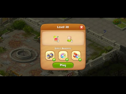 Gardenscapes Level 30