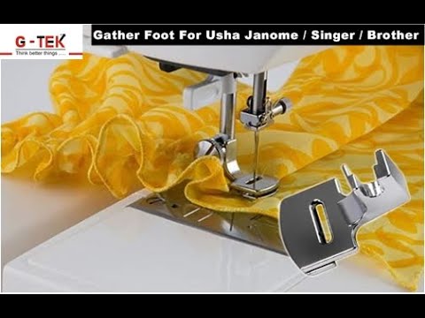 Gathering Foot Tutorial Video