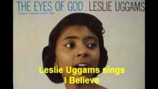 Leslie Uggams sings "I Believe"