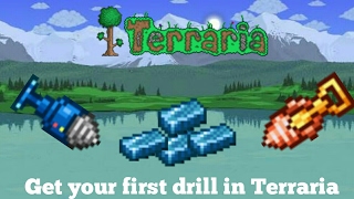 How to get your cobalt drill in Terraria | Get your first drill in Terraria |first drill in terraria