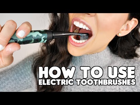 How To Use An Electric Toothbrush Correctly